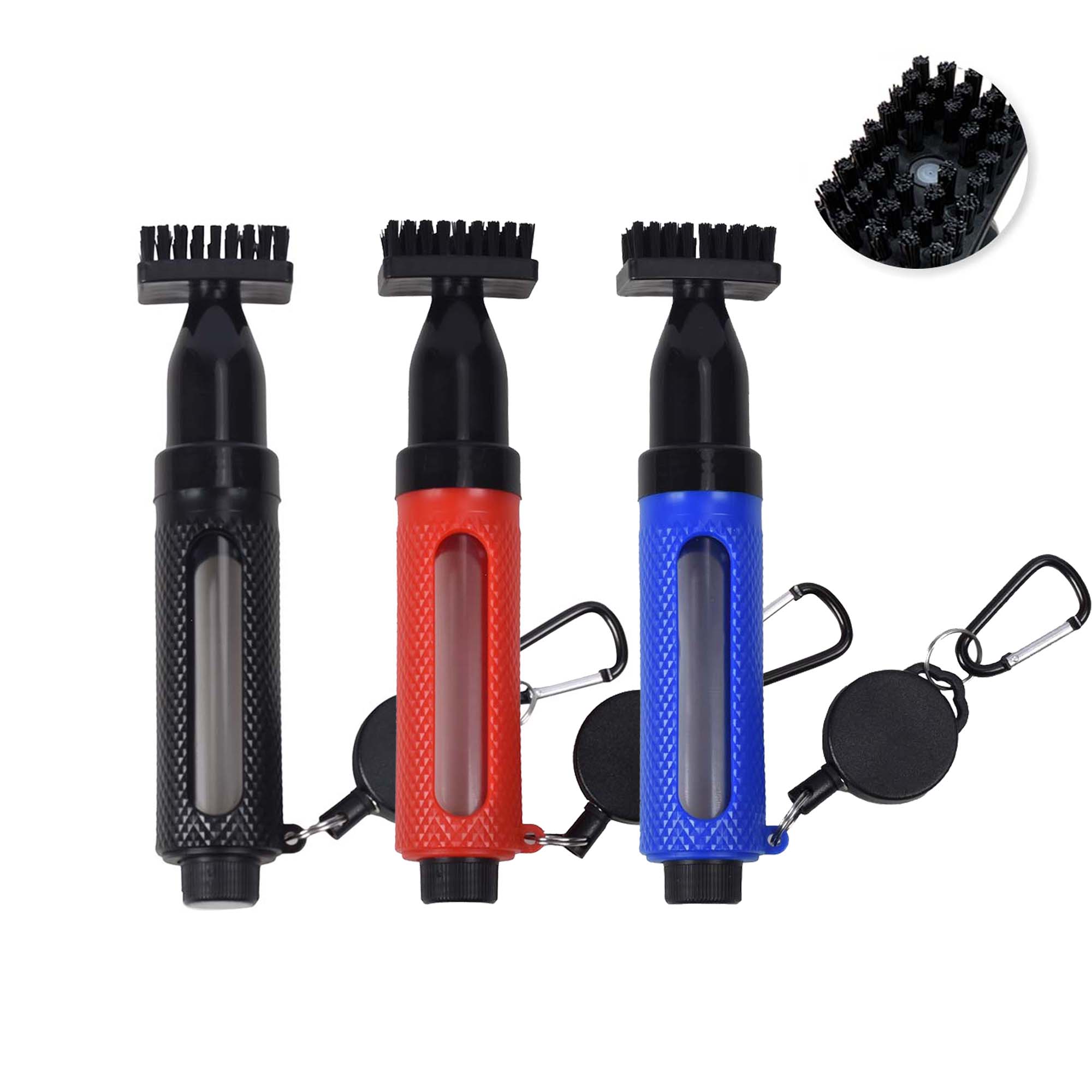 Golf Equipment Holder - Golf Club Cleaning Brush with Hook
