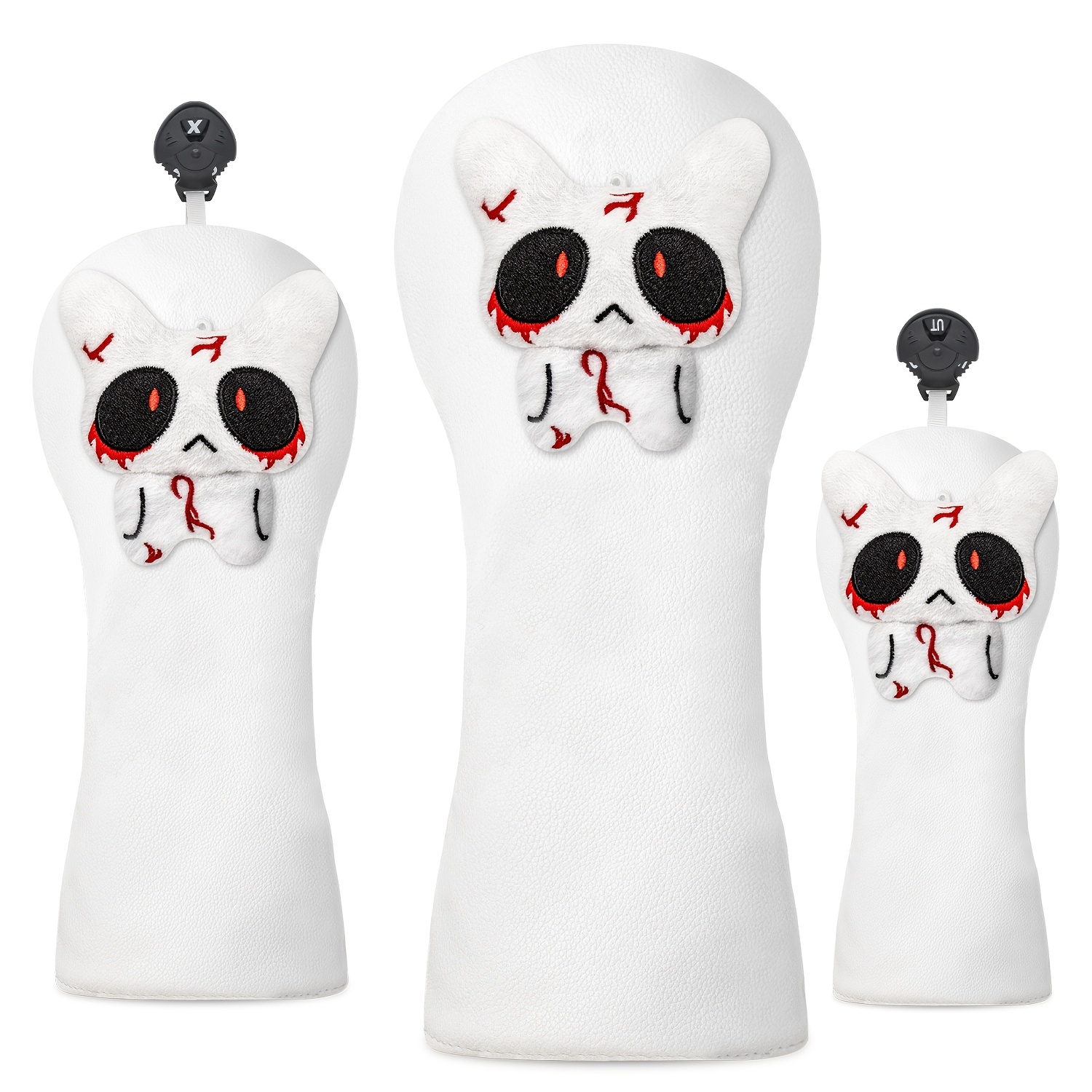 Golf Equipment Organizer - 1pc/3pcs Cute Doll Design Golf Head