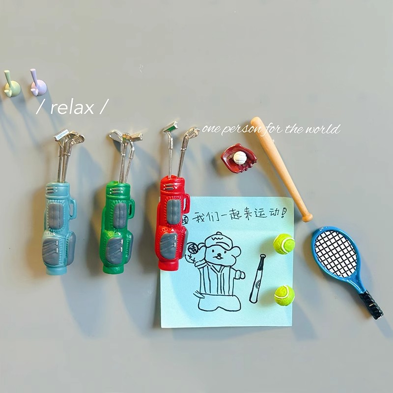 Sports Equipment Fridge Magnet - đánh giá và giá Golf Equipment Photos