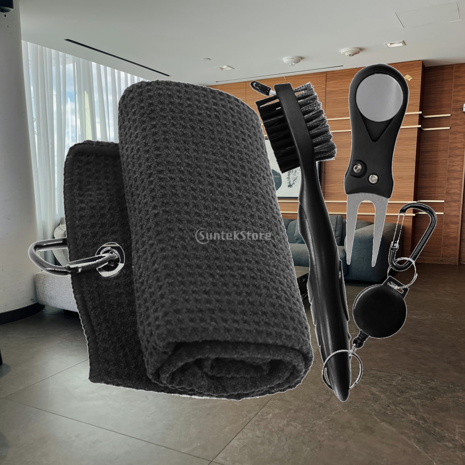 Golf Club Cleaning Brush Porta - đánh giá và giá Golf Towel Waffle