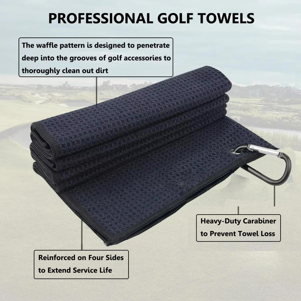 Multi-Color Golf Towels (Cross - đánh giá và giá Golf Towel Waffle