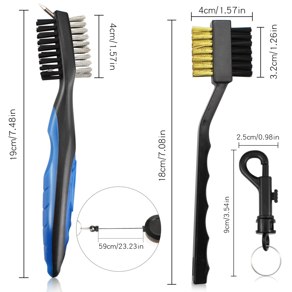 2Pcs/Set Golf Club Brush Golf  - đánh giá và giá Golf Equipment To Improve Your Game