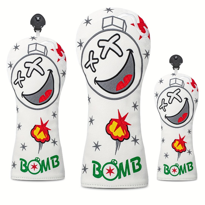 Golf Club Head Cover - White,  - đánh giá và giá Golf Equipment Organizer