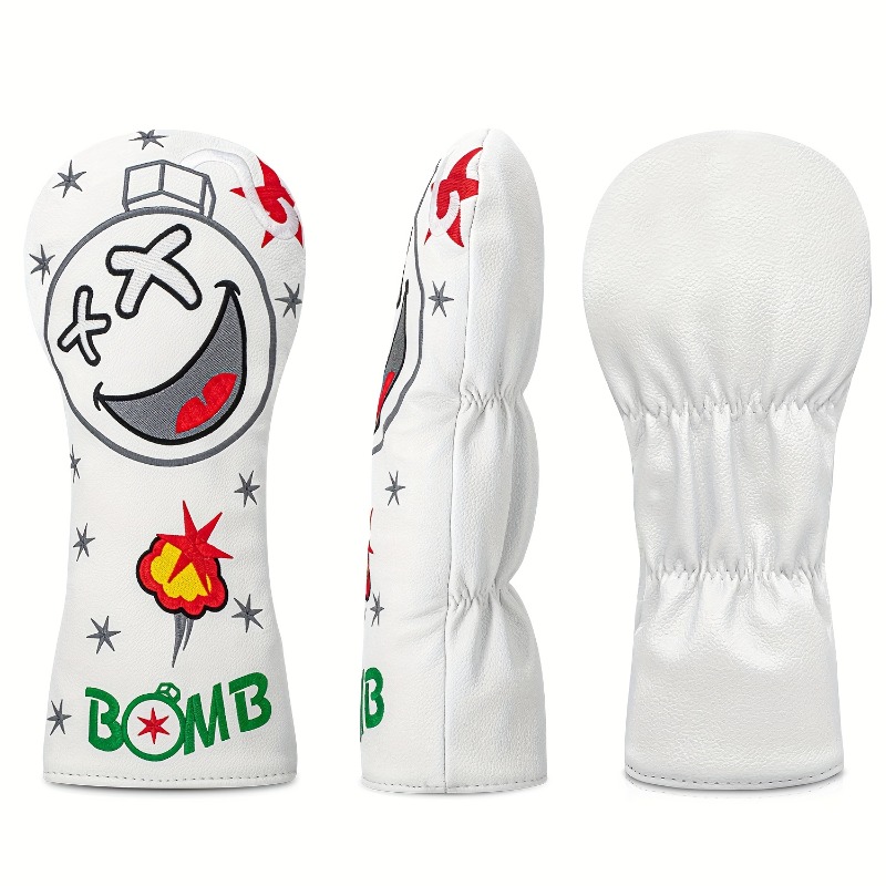 Golf Club Head Cover - White,  - đánh giá và giá Golf Equipment Organizer