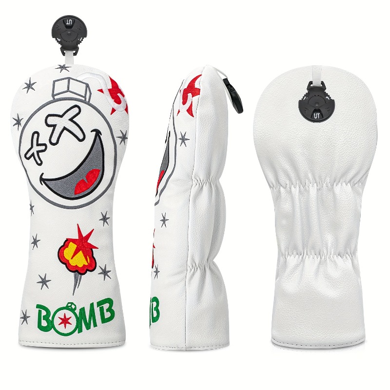 Golf Club Head Cover - White,  - đánh giá và giá Golf Equipment Organizer