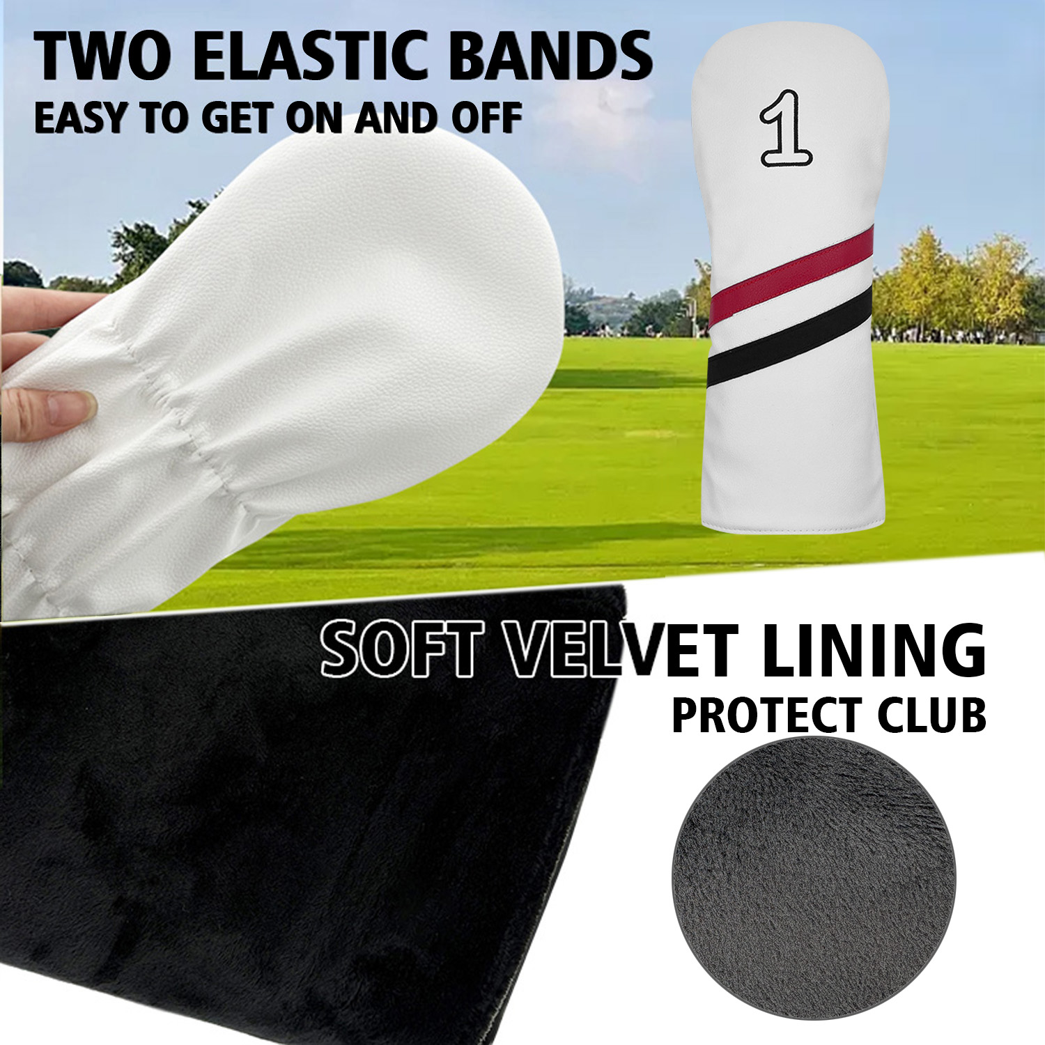 Golf Club #1 #3 #5 #U Wood Hea - đánh giá và giá Golf Equipment Organizer