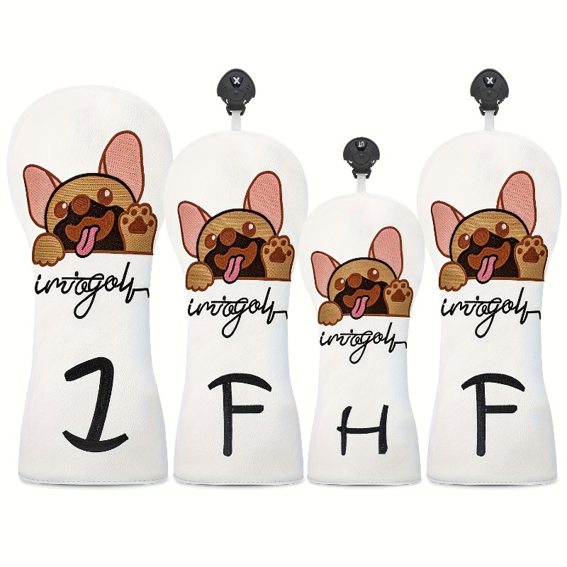 1pc Puppy Golf Club Cover - Cu - đánh giá và giá Golf Equipment Organizer