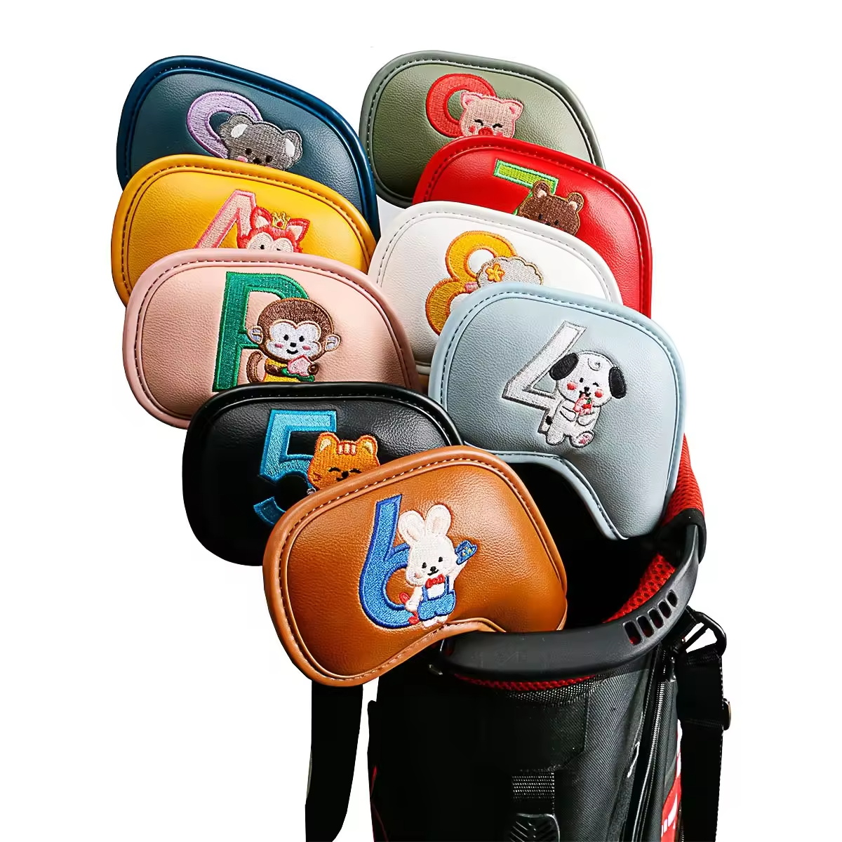 9Pcs Cute Cartoon Animal Golf  - đánh giá và giá Golf Equipment Organizer