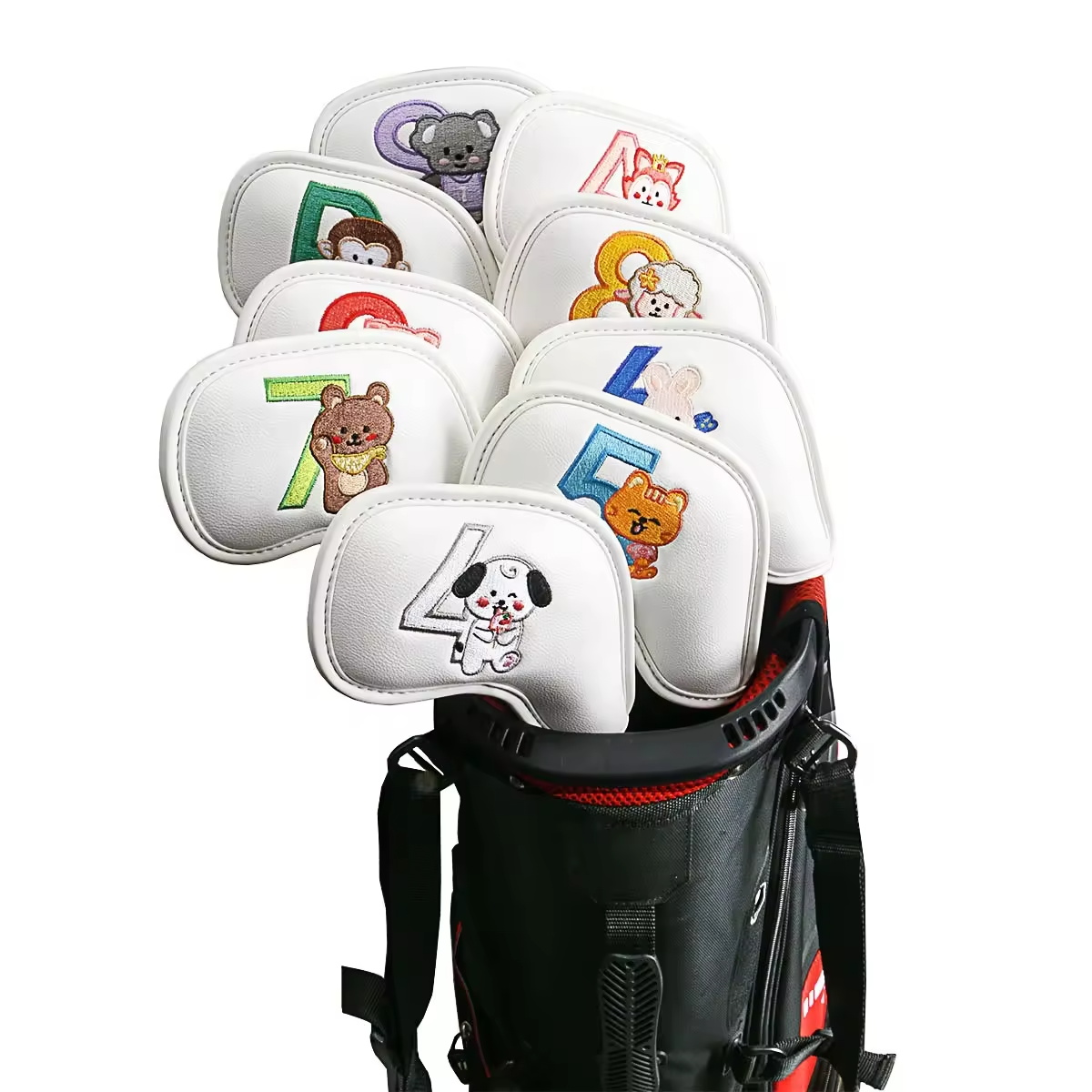 9Pcs Cute Cartoon Animal Golf  - đánh giá và giá Golf Equipment Organizer
