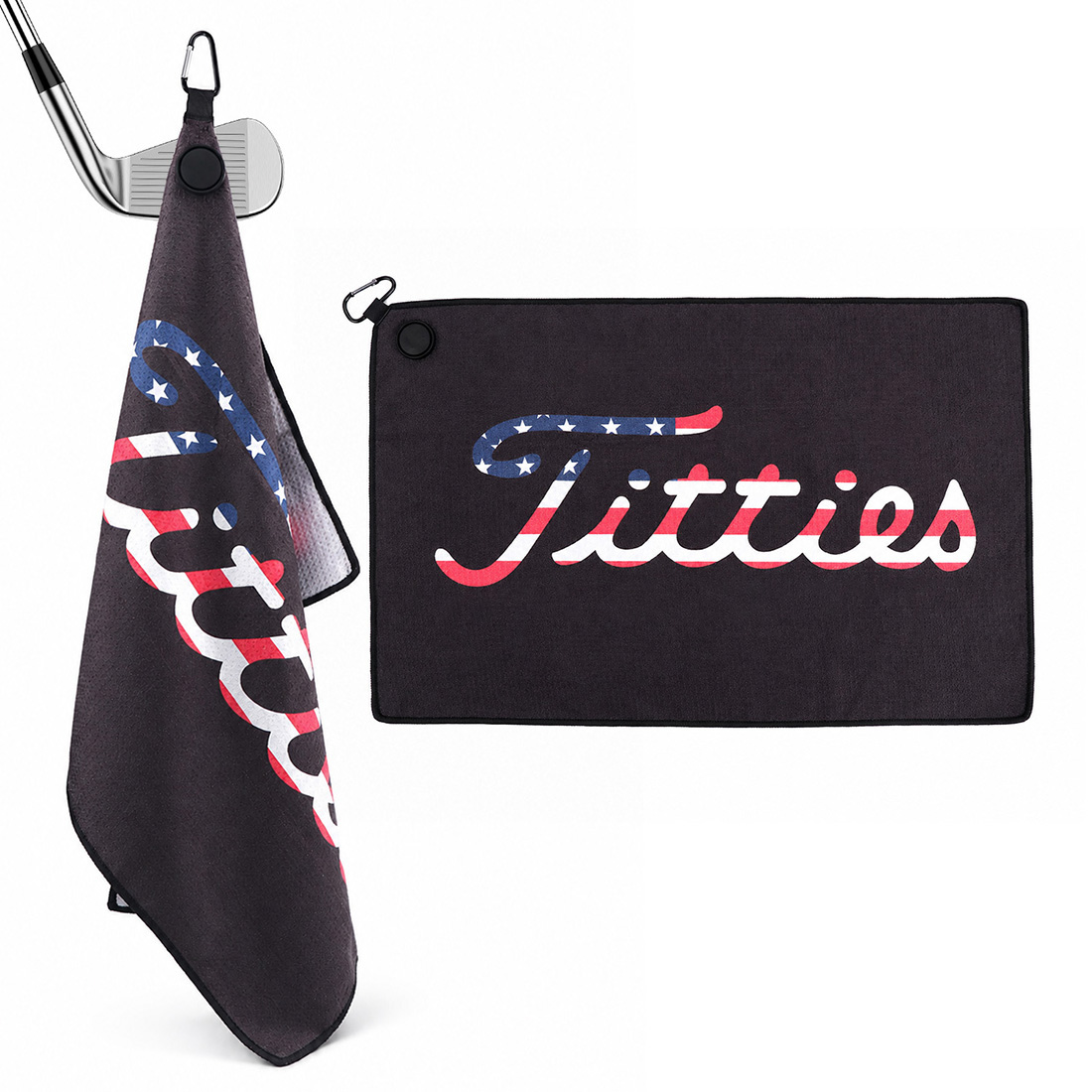 American Flag Magnetic Golf To - đánh giá và giá Golf Towel Waffle