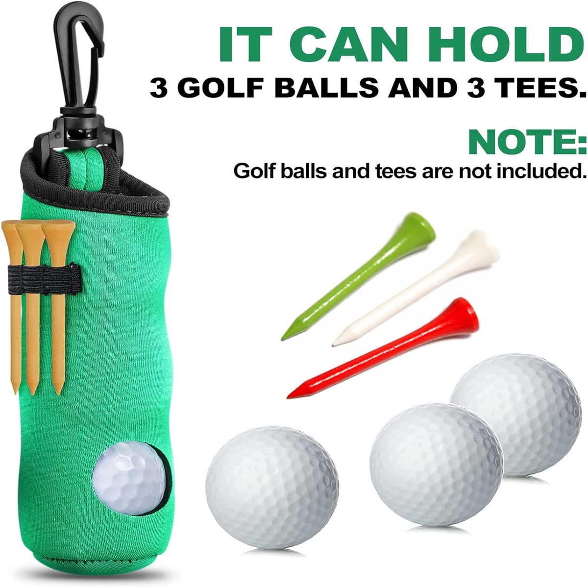 1pc Golf Tee Holder, Golf Ball - đánh giá và giá Golf Equipment Holder