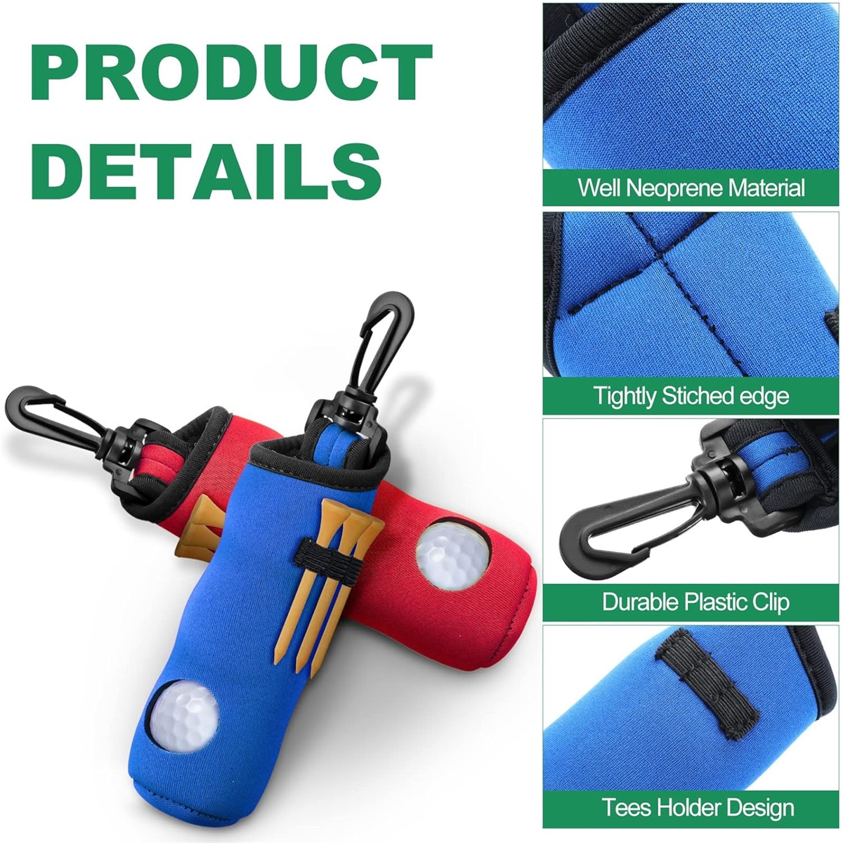 1pc Golf Tee Holder, Golf Ball - đánh giá và giá Golf Equipment Holder